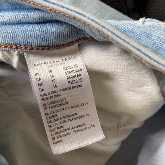 American Eagle Jeans size US10 super stretch - Picture 7 of 9
